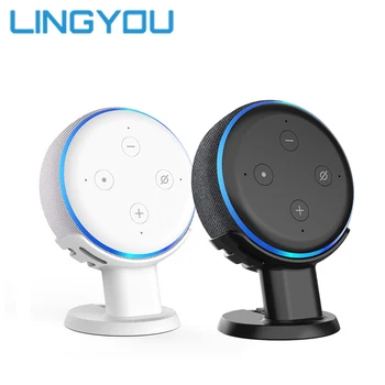 

LINGYOU Wall Mount Holder For Amazon Echo Dot 3rd Generation Alexa Stand Voice Assistants Case Bracket Dropshipping
