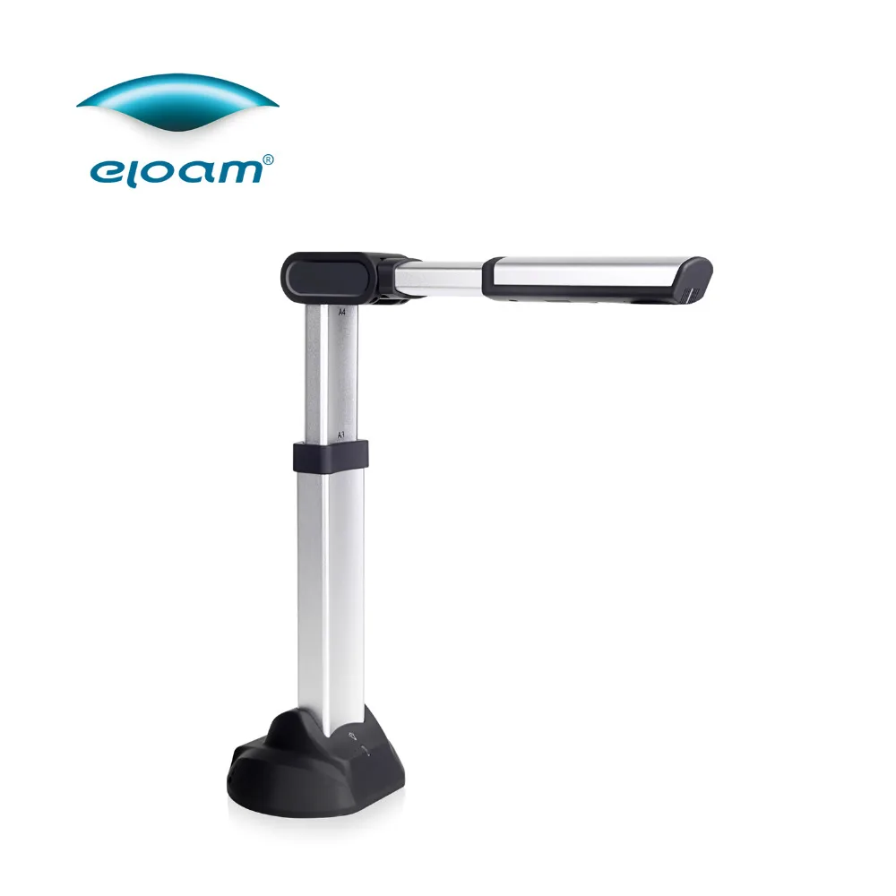 

eloam S501A3AF Document Camera 5.0 MP Auto focus portable A3 large format scanner OCR PDF Photo Books JPEG high speed school