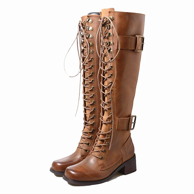 lace riding boots