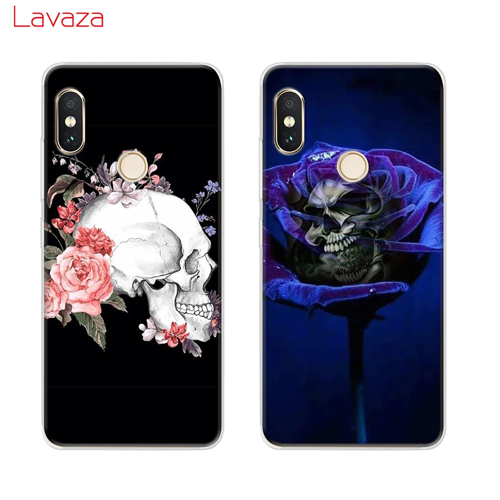 Модный жесткий чехол Lavaza в ретро стиле с цветочным черепом для POCOPHONE F1 Xiaomi A2 8 9 SE Lite