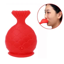 Women Sexy Full Lip Plumper Enhancer Lips Silicone Fish Shape Plump Thicken Labium Tools Natural Pout Mouth Tool Women Sexy Full Lip Plumper Enhancer Lips Silicone Fish Shape Plump Thicken Labium Tools Natural Pout Mouth Tool