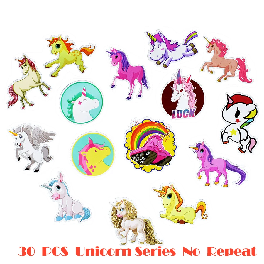 30Pcs-Mixed-Unicorn-Cute-Cartoon-Sticker-Dream-Anime-Kids-Toy-Stickers-for-DIY-Laptop-Phone-Luggage (3)