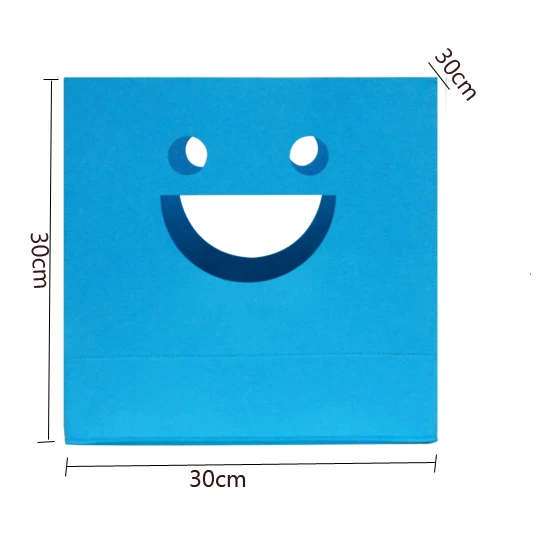 Куб складной войлочный тканевый ящик для хранения офисная корзина для хранения мелочей ящики для организации одежды детские игрушки Органайзер контейнер - Цвет: Blue
