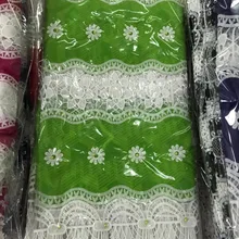 Морская парча ткань Африканский Базен riche ткань высокого качества Базен riche getzner бисерная Свадебная Кружевная Ткань 5 ярдов/комплект L1601