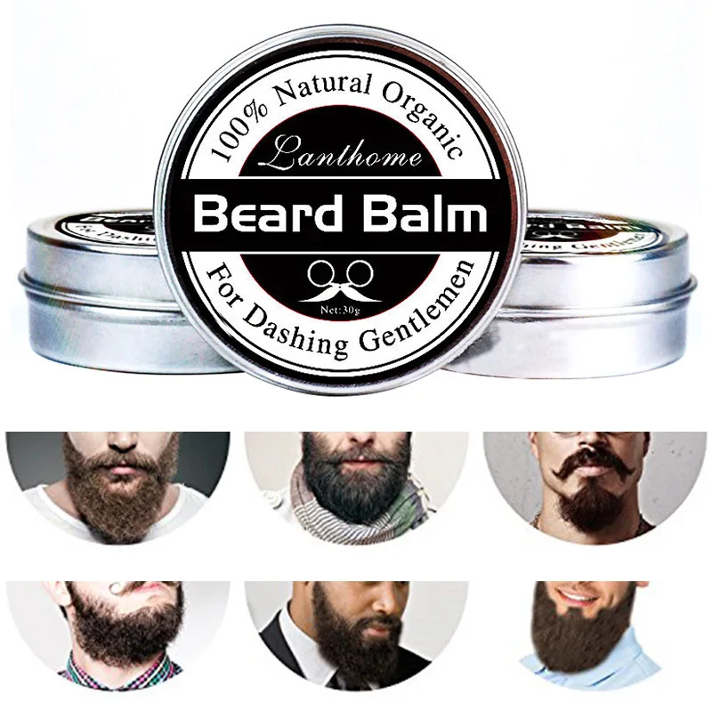 Органическая борода натуральный 100% бальзам для лихой для мужчин борода используется Professional инструмент кондиционер борода масло средства