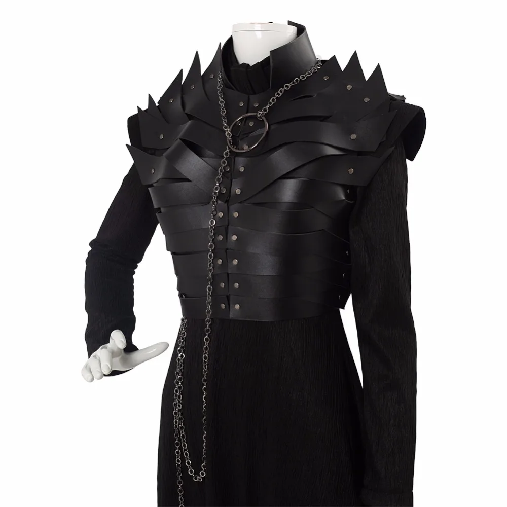 Костюм для косплея «Игра престолов», костюм Сансы Старка, 8 сезон, кожаная Броня Сансы, наряд для женщин на Хэллоуин, карнавальный костюм на заказ