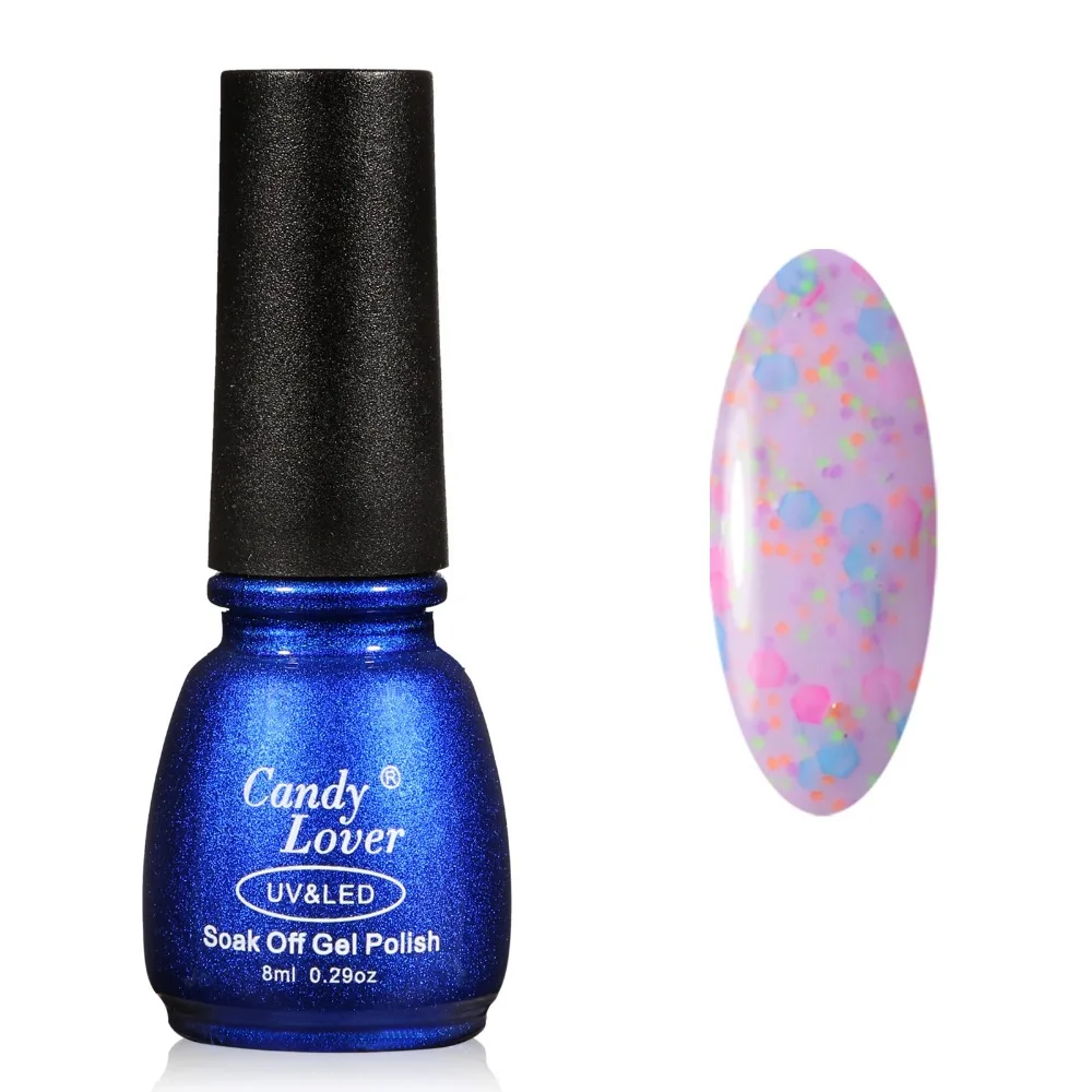 Candy Lover Cheese gel nail polish Soak off uv/led gel nail lacquer 8ml