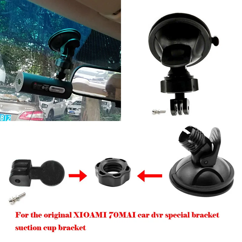 Universal Dash Cam Mount Rear View Mirror Holder with 16 Different Joints  Compatible with APEMAN, Falcon F170, Old Shark, Peztio, Rexing V1P, Roav