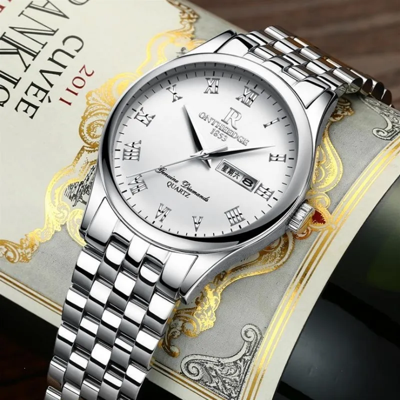 Top Brand Men Watches Luxury Calendar Fashion Watch Business Waterproof Quartz Wristwatches Casual Day Display Calendar Watch Top Brand Men Watches Luxury Calendar Fashion Watch Business Waterproof Quartz Wristwatches Casual Day Display Calendar Watch
