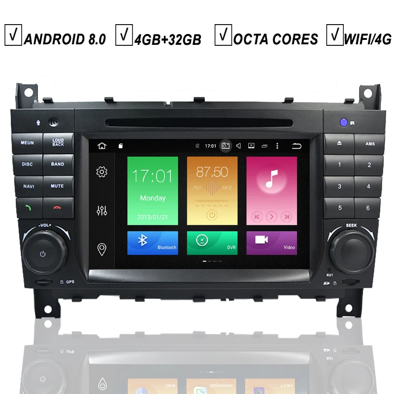 Автомобильный DVD-плеер с GPS Android 10 0 авто стерео для Mercedes Benz W203 W209 W219 C180 C200