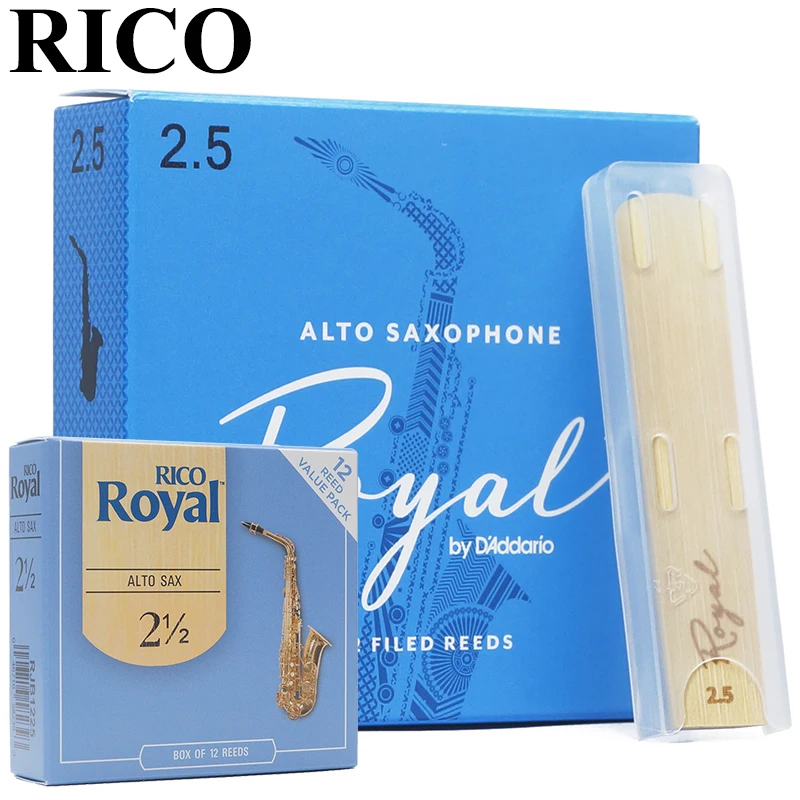 Королевская Синяя коробка для саксофона в Соединенных Штатах, RICO, Eb alto sax reed/alto sax hpone reeds