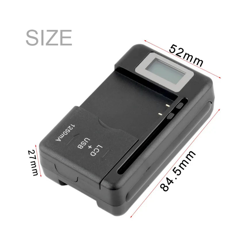 Battery Charger Battery Charger Adapter Charger Adapter Power Supply Adapter Mobile Battery Charger Universal LCD Indicator Screen USB-Port Cell Phone Chargers Battery Charging EU US UK PLUG