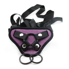 smspade Purple PU strap on Harness for strap on dildo for women lesbian Adjustable underwear strap ons adult sex toys sexy