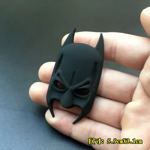 1 шт. 3D металлическая летучая мышь эмблема Авто Логотип Бэтмен значок хвост Наклейки на автомобиль Стайлинг - Название цвета: style 1