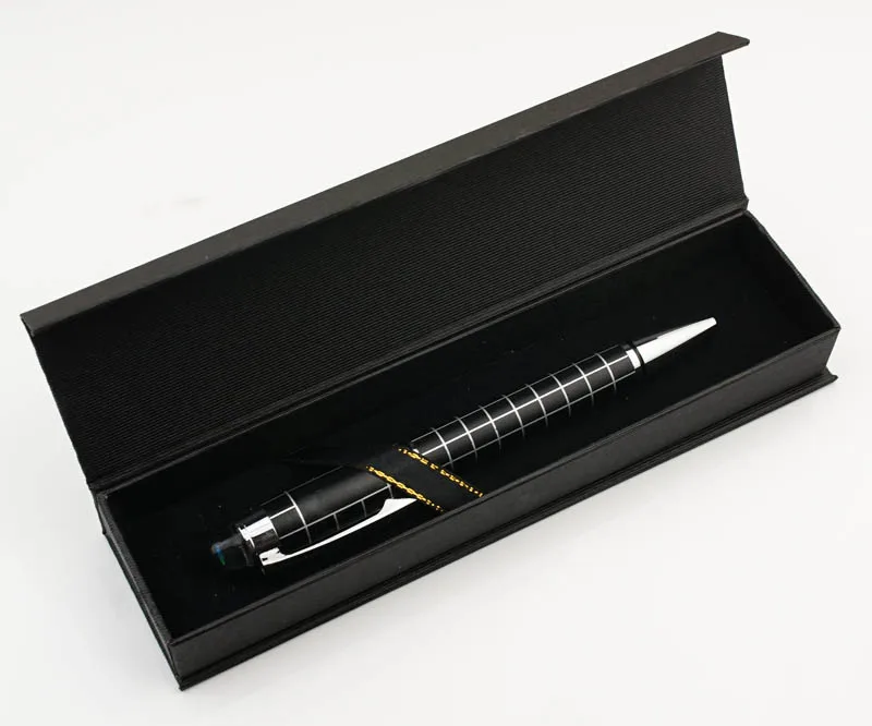 Новая решетка ручка шариковая ручка Ручка-роллер шариковая ручка Роскошная с подарочной коробкой офисные аксессуары Школьные принадлежности - Цвет: penwithbox