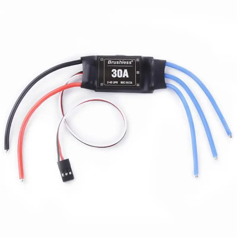 XXD 30A ESC бесщеточный двигатель для RC самолета вертолета самолета контроллер скорости - Цвет: 1