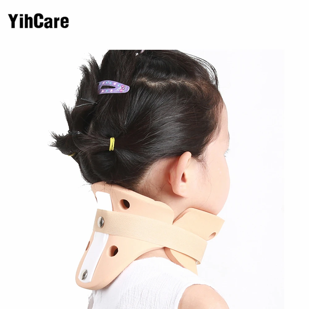 

YihCare Child Torticollis Orthotics Neck Cervical Traction Frame Collar Neck Nursing Support Crooked Migraine Braces Corrector