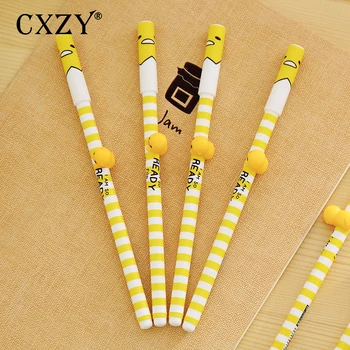 

CXZY Gudetama lazy egg gel pen 0.38mm creative cartoon Black ink stationary pens kawaii cute korea japanese office school 1Z809