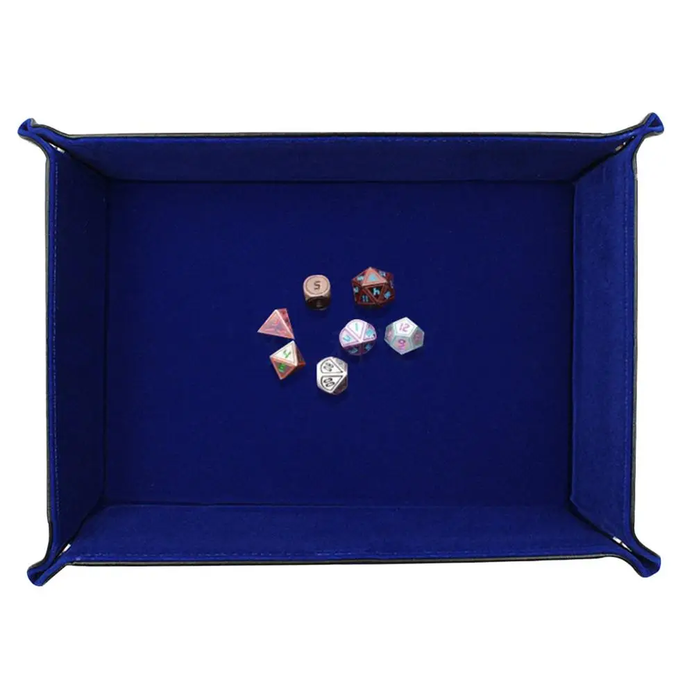 

Dice Tray Portable Folding Dice Rolling Tray Table game supplies for use as Game Dice Tray #2l18