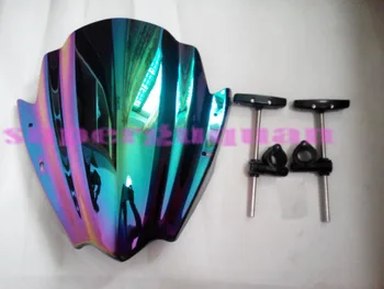 

New bike motorcycle/motorbike Windshield/Windscreen multicolor For Kawasaki Z250 Z300 Z750 Z750R Z800 Z1000