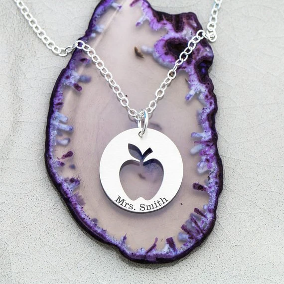 

2018 Trendy Teacher Gift Graduation Personalized Teacher Appreciation Necklace Drop Shipping Accepted YP6374