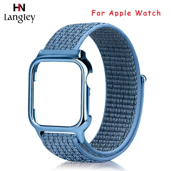 

2019 New Watchband With Frame For Apple Watch iwatch4 40mm 44mm Smart Watches Straps Strap Sports Bands