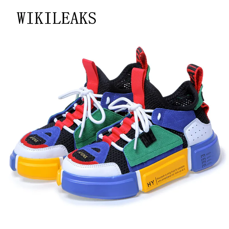 

luxury brand shoes women air mesh breather harajuku shoes womens platform sneakers basket femme 2019 women's vulcanize shoes