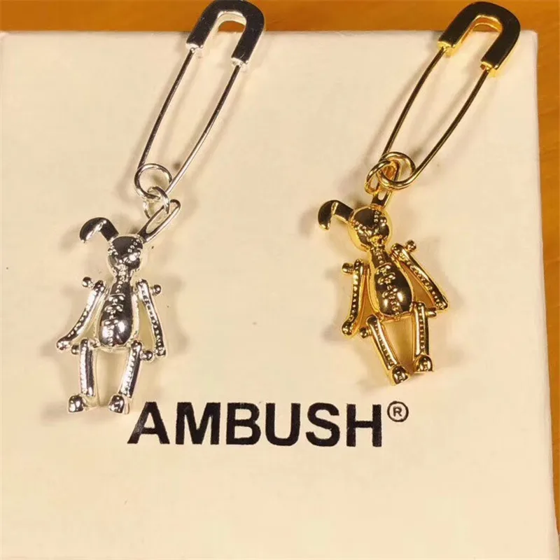 

2019 Ambush Women Men Bear Rose Hip-hop Streetwear Fashion Casual Mens Ambush Tee