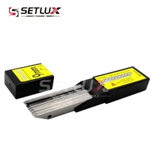 50 шт. углеродистая сталь утилита оснастки острые лезвия 30 градусов 9 мм Виниловая пленка для оклейки автомобиля бумага резка сменные лезвия для ножа