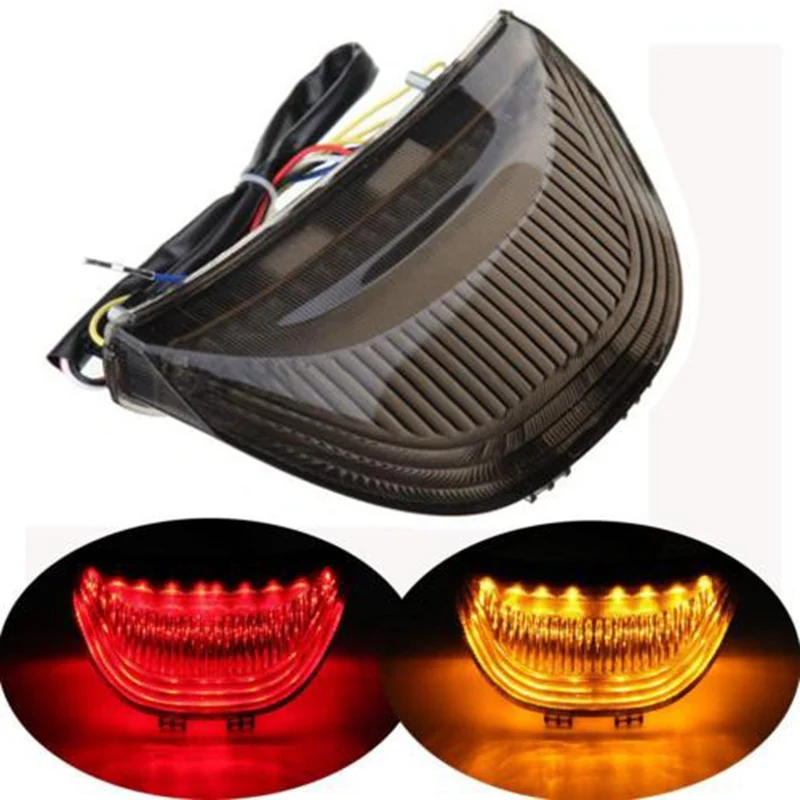 Durable Motorcycle Integrated LED Rear Tail Light Smoke Brake Turn