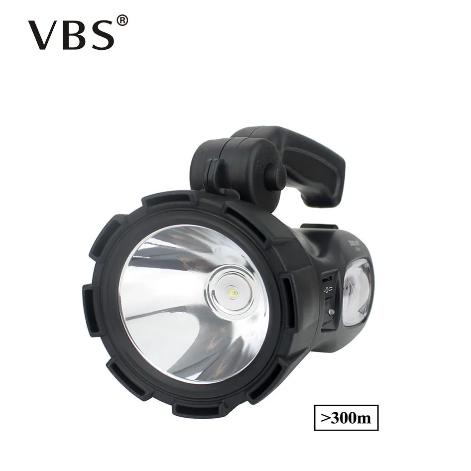 

Cob Led Flashlight Rechargeable Waterproof IP55 2 Modes Portable Lanterns 3W Led SearchLight Outdoor Hunting Camping Lighting