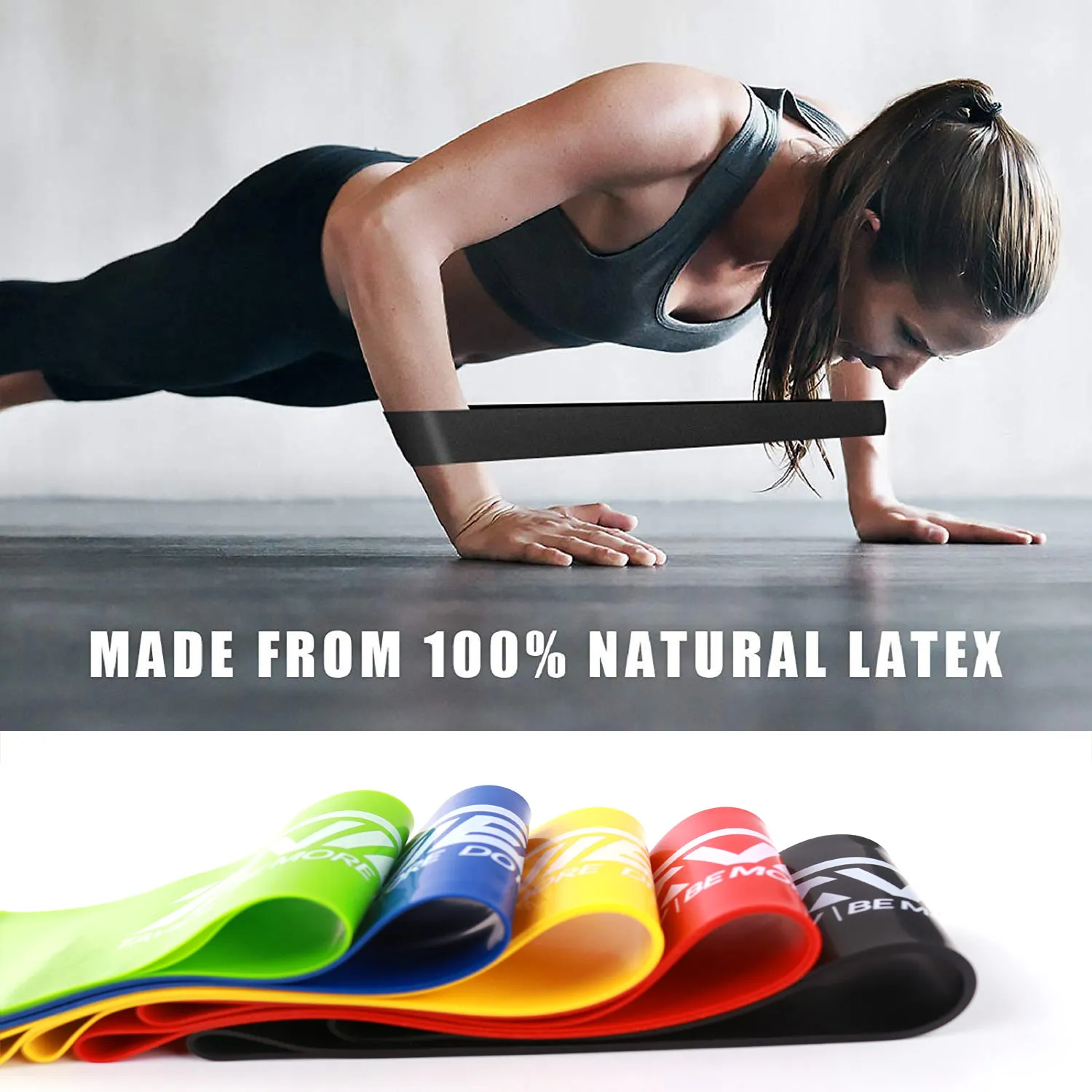 Resistance Bands Women Men Crossfit Fitness Rubber Loops Yoga Gym Strength Workout Expander Arm Leg Sport Exercise Training Band