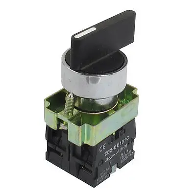On/Off/On Momentary Long Handle 3 Postion Rotary Selector Switch 22mm ...