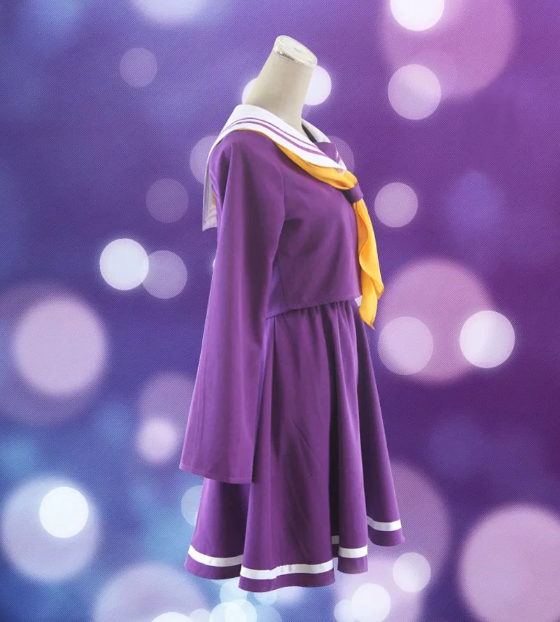 No Game No Life - Shiro School Uniform Cosplay Costume (2 Colors)