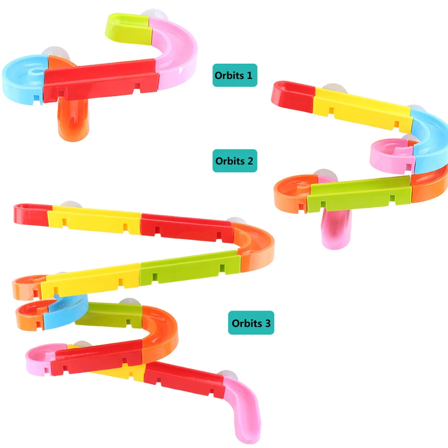 New Suction Cup Orbits Track Bath Toys Kids Bathroom Bathtub Toys Water Games Toys Shower Games Swimming pool waterfall toy