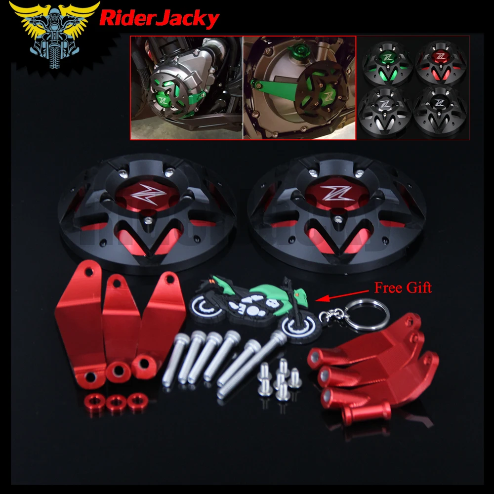 RiderJacky Red Z900 для kawasaki Z 900 2017 2018 Аксессуары мотоцикла Fram слайдер защита двигателя