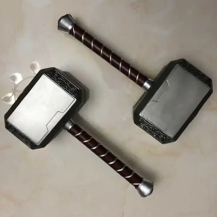 4 Andigra Thor Hammer Captain America Cosplay Mjolnir Superhero Weapon PU Material Props 44 cm