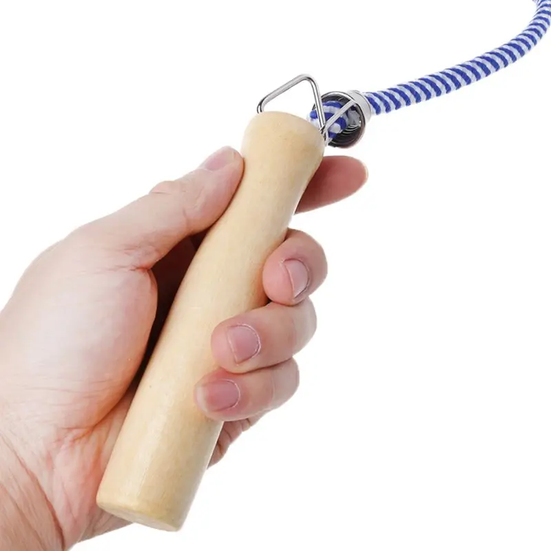 Hot Jump Rope Wooden Handle Skipping 5m 7m 10m Gym School Group Multi Person Rope Jumping Fitness Equipment