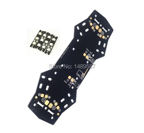 Wholesale RC Helicopter parts ZMR250 PCB Board With 4pcs LED BoardFor ZMR250 Quadcopter Frame Kit Wholesale RC Helicopter parts ZMR250 PCB Board With 4pcs LED BoardFor ZMR250 Quadcopter Frame Kit