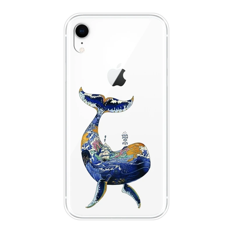 Задняя крышка для iPhone X XR XS MAX 8 7 6 S мягкий силиконовый чехол Apple Plus|Бамперы| |