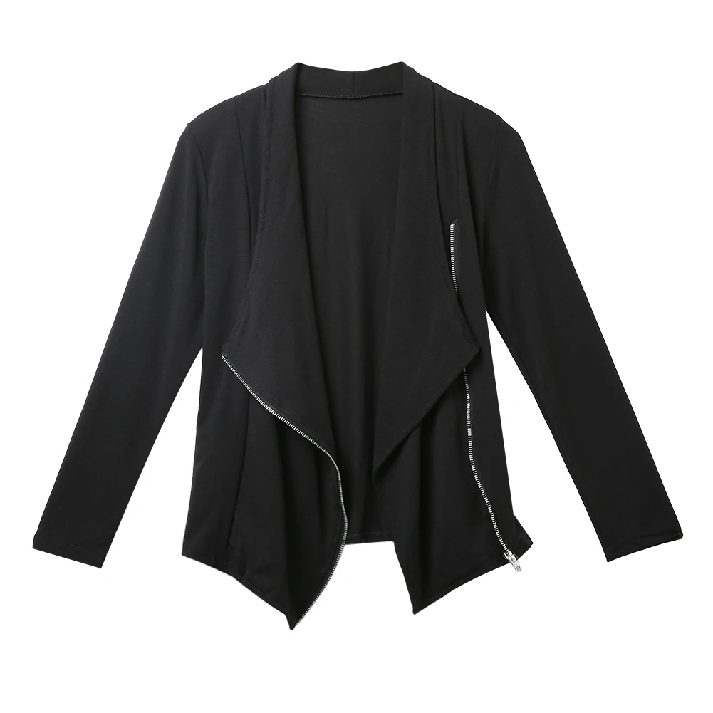 

Fashion Women Blazers Slim Ladies Coat Blazer Jacket Casual Zipper Suit Outwear