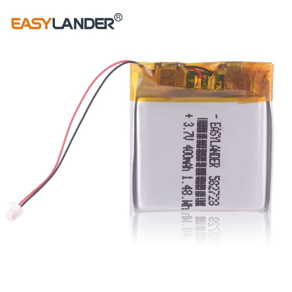

2Pcs 582728 3.7V 400mAh Rechargeable li-Polymer Li-ion Battery For Q50 G700S K92 G36 Y3 Children's smart watches mp3 602828