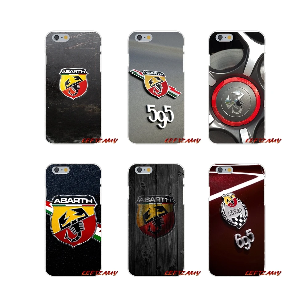 Аксессуары телефон оболочки охватывает логотип FIAT ABARTH для huawei P Smart Коврики Y6 Pro P8