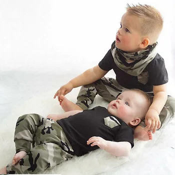

2017 New Baby clothing Set Summer boy cotton short sleeve T-shirts+pants Infant bebe boys clothes set toddler kids cloth set
