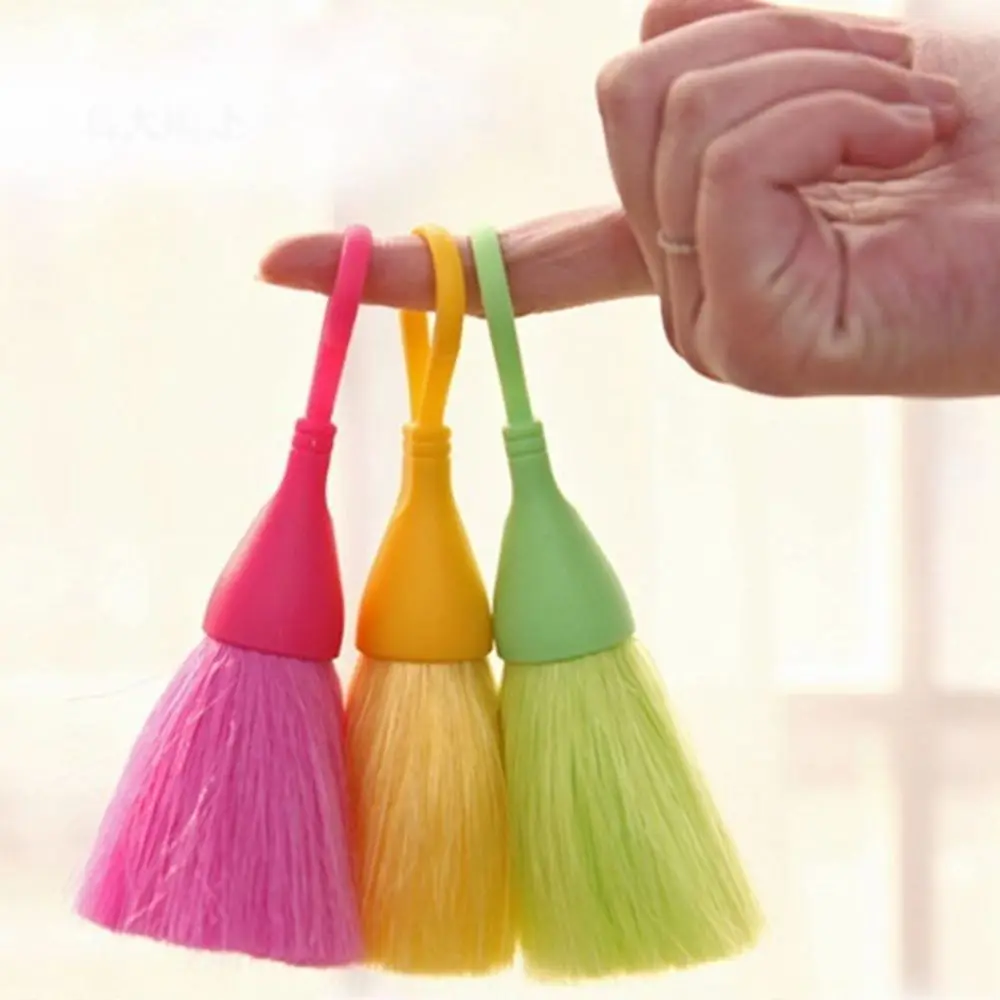 

Candy Color Keyboard Mouse Small Cleaning Brush Mini Electrostatic Cleaner Anti-Static Screen Whisk Broom Car Dashboard Sweeper