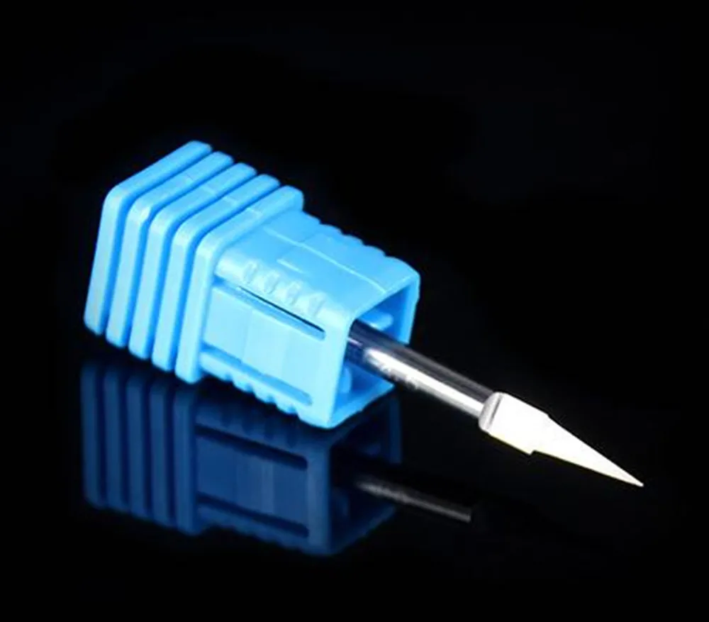 

10 pcs extend 6mm Tungsten Steel V Shape Carbide PCB Engraving Bits CNC Router Tool 20 degree DIA 0.2-0.4MM