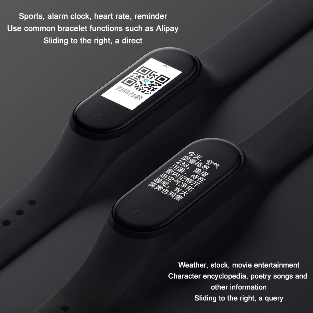 Xiaomi Mi Band 4 Global Version Smart Watch Sport Heart Rate Fitness Tracker Miband 4 Bluetooth Women Man Smart Band Bracelet