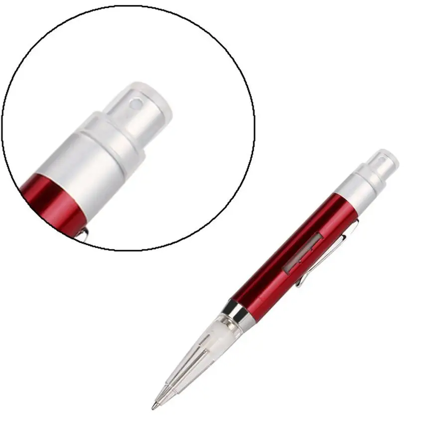 

2ml Portable Mini Travel Perfume Bottle Pen Atomizer with Spray Scent Pump Case refillable perfume bottle 2 in 1 2M1219