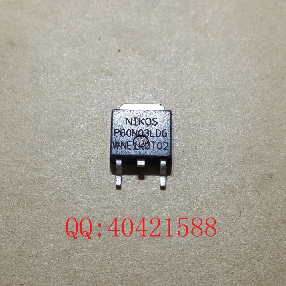 NIKOS P60N03LDG Fielde Effect Transistor/MOS transistor 25V 60A SOT 252 ...