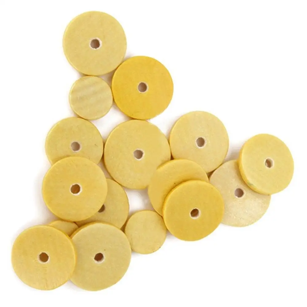 

16pcs Music Flute Woodwind Close Pads Replacement Yellow Musical Accessory
